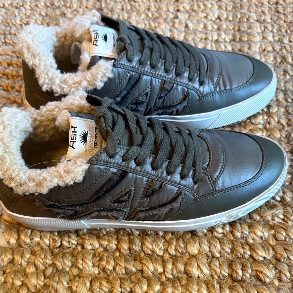 ASH Women's Malibu Bis‎ Fur Lined Sneaker - Stylish, Comfortable, Casual